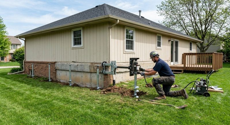 Settling Foundation Service in Elizabeth, PA