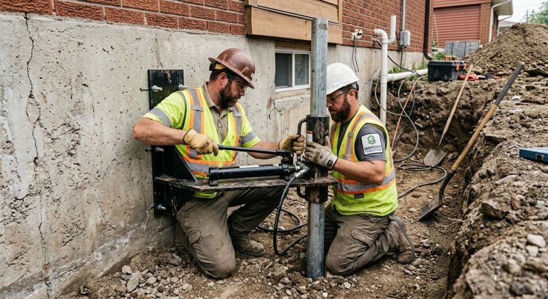 Settling Foundation Service in North Versailles, PA