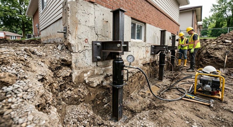 Sinking Foundation Lifting in Westmoreland County, PA