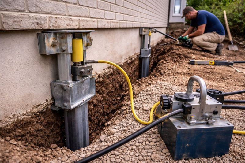 Sinking Foundation Repair in Trafford, PA