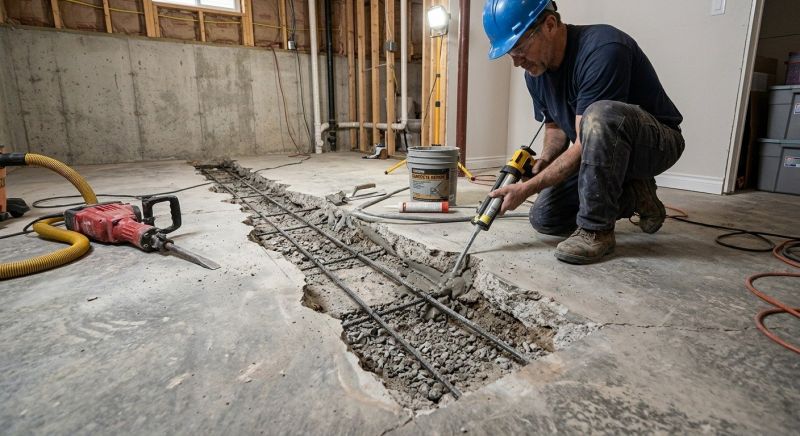 Slab Foundation Repair in Westmoreland County, PA