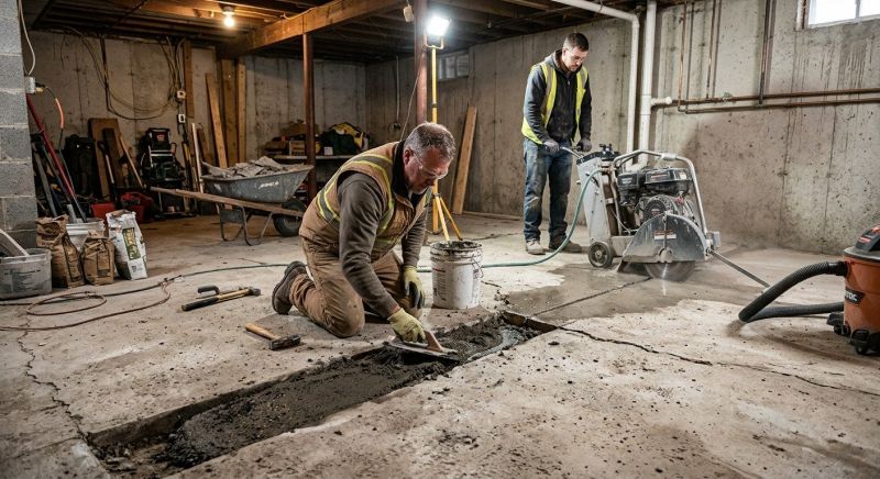 Slab Foundation Repair in Westmoreland County, PA