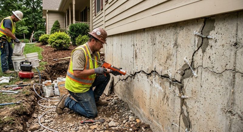 Structural Crack Repair in Westmoreland County, PA