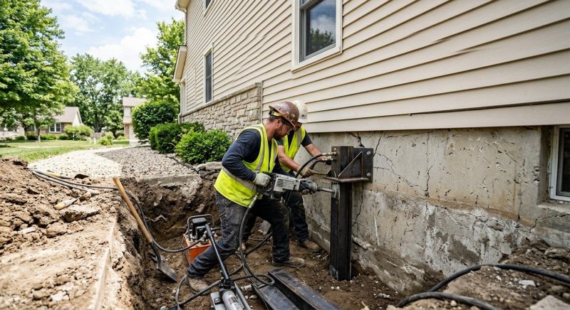 Structural Foundation Repair in Harrison City, PA