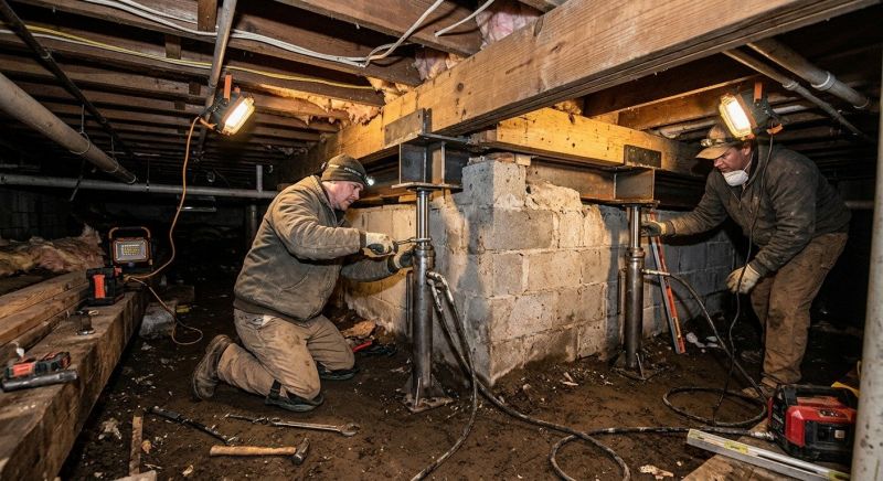 Structural Foundation Repair in Westmoreland County, PA